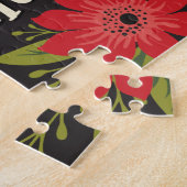 ザ最も素晴らしいタイムオブイヤーの休日フローラ ジグソーパズル (側面)