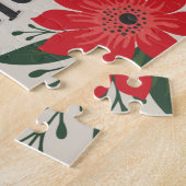 ザ最も素晴らしいタイムオブイヤーの休日フローラ ジグソーパズル (側面)