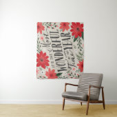 ザ最も素晴らしいタイムオブイヤーの休日フローラ タペストリー (インサイチュ)