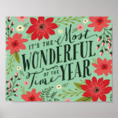 ザ最も素晴らしいタイムオブイヤーの休日フローラ ポスター (正面)