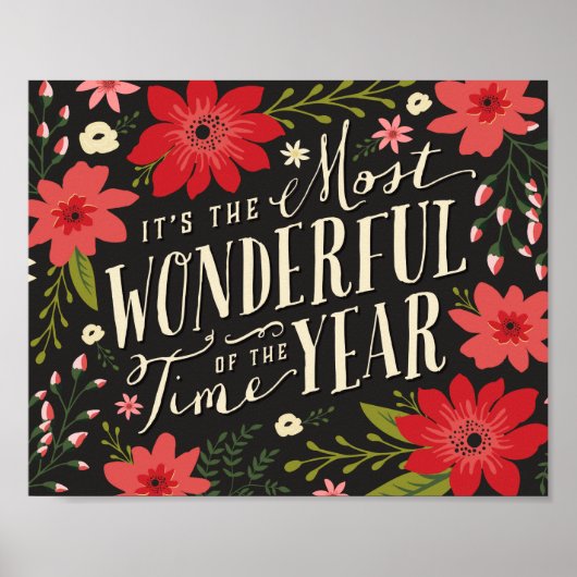 ザ最も素晴らしいタイムオブイヤーの休日フローラ ポスター (正面)
