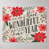 ザ最も素晴らしいタイムオブイヤーの休日フローラ ポスター (正面)