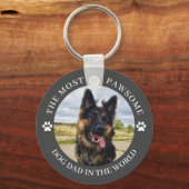 ザ最も退屈な犬のパパ キーホルダー (正面)