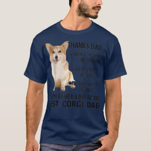 ザ最高のコルギドッグパパハッピーファーザー Tシャツ
