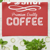 ザ最高のコーヒショップ キッチンタオル (折り畳み)