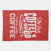 ザ最高のコーヒショップ キッチンタオル (横)