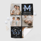 ザ最高のゴルフパパバイパーモノグラム4フォトコラージュ ゴルフタオル (インサイチュ)