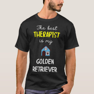 ザ最高のセラピストは私のゴールデンレトリバーゴールデンR Tシャツ