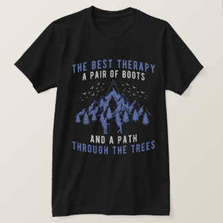 ザ最高のセラピーAペアのハイキング Tシャツ