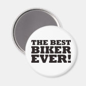 ザ最高のバイクもしくは自転車に乗る人 マグネット (正面/裏面)