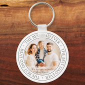 ザ最高のパパエバモダンクラシックー写真 キーホルダー (正面)