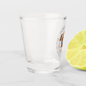 ザ最高のパパエバモダンークラシック写真 ショットグラス (左)