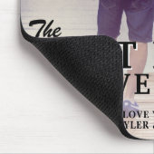 ザ最高のパパエバータイポグラフィ父の日写真 マウスパッド (コーナー)