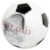 ザ最高のパパエバーファーズデイ白黒写真 サッカーボール (3/4)