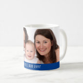 ザ最高のパパエバ1フォトカスタム コーヒーマグカップ (正面右)
