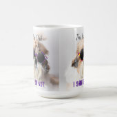 ザ最高のパパシーズー(犬)Tzuかわいいおもしろい犬写真 コーヒーマグカップ (中央)