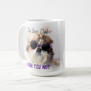 ザ最高のパパシーズー(犬)Tzuかわいいおもしろい犬写真 コーヒーマグカップ