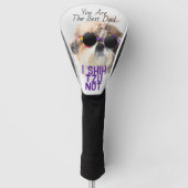 ザ最高のパパシーズー(犬)Tzuかわいいおもしろい犬写真 ゴルフヘッドカバー (正面)