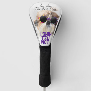 ザ最高のパパシーズー（犬）Tzuかわいいおもしろい犬写真 ゴルフヘッドカバー