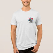 ザ最高のパパ文字デザイン トライブレンドTシャツ (正面)
