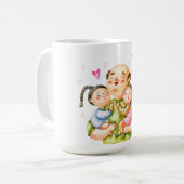 ザ最高のパパ父の日のコーヒーマグ コーヒーマグカップ (正面左)