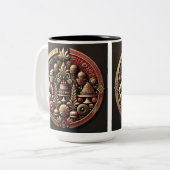 ザ最高のペストリー&ケーキアーティストのギフト ツートーンマグカップ (正面左)