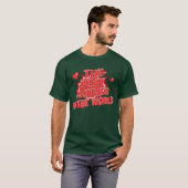 ザ最高のマザーインヘ世界の皮肉おもしろい的な男の子 Tシャツ (正面フル)
