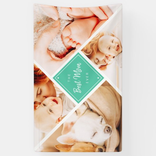 ザ最高のマ・エモダンバのカスタム写真 横断幕 (縦)