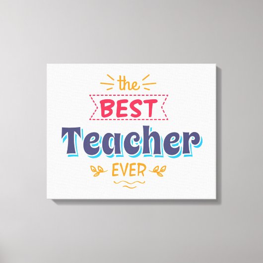 ザ最高の先生 キャンバスプリント (正面)