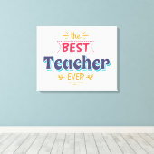 ザ最高の先生 キャンバスプリント (インサイチュ (ウッドフロア))