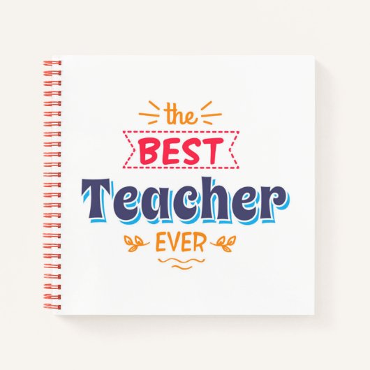 ザ最高の先生 ノートブック (正面)