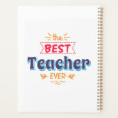 ザ最高の先生 プランナー手帳 (裏面)