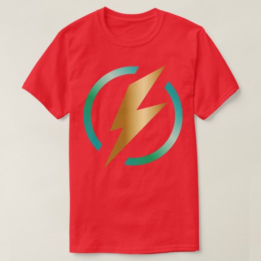 ザ最高の稲妻ストライク Tシャツ (デザイン正面)