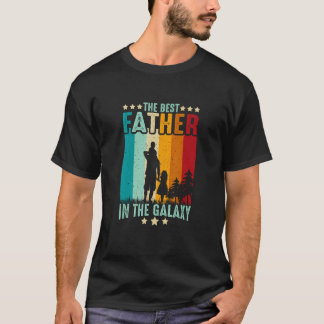 ザ最高の銀河系パパ父の日Me Tシャツ