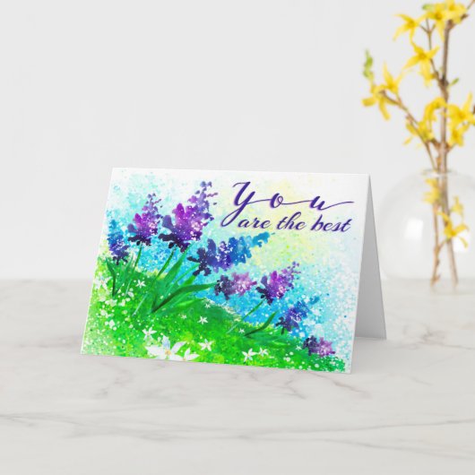 ザ最高の カード (黄色い花)