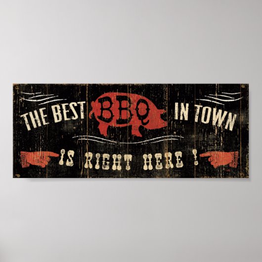 ザ最高のBBQ in Town ポスター (正面)
