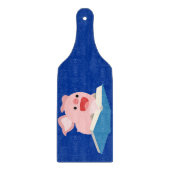 ザ本飛んでいる&漫画の豚のカッティングボードパドル カッティングボード (正面)