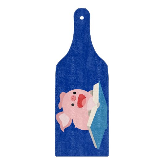 ザ本飛んでいる&漫画の豚のカッティングボードパドル カッティングボード (正面)