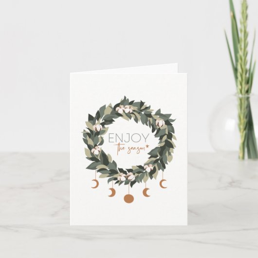 ザ楽しむシーズンクリスマスホリデーカード カード (正面)