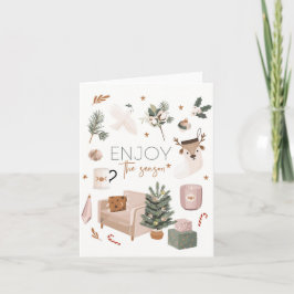 ザ楽しむシーズンクリスマスホリデーカード カード