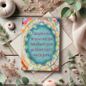 ザ楽しむジャーニー感動的引用文卒業 カード