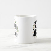 ザ楽しむホリデースクリプトクリスマスコーヒーマグ コーヒーマグカップ (中央)