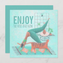 ザ楽しむHere And Now Pastel禅ヨガポーズキャット