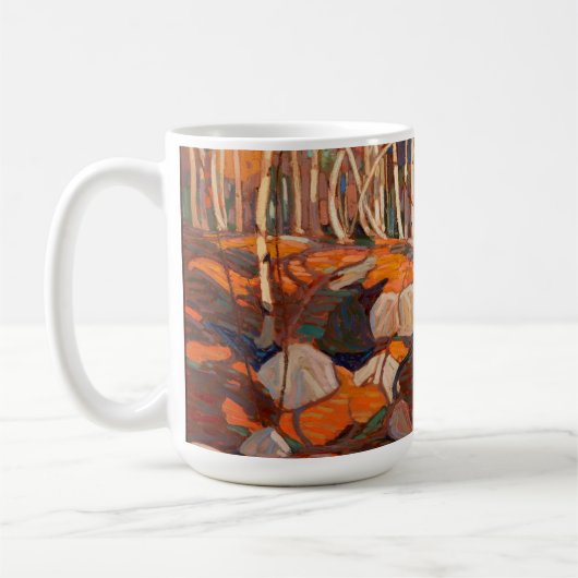 ザ樺の木グローブ – Tom Thomson コーヒーマグカップ (左)