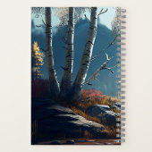 ザ樺の木ノースアイルランドラウンド、樺の木ビュー ノートブック (裏面)