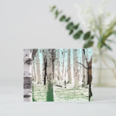 ザ樺の木林 ポストカード (スタンド正面)