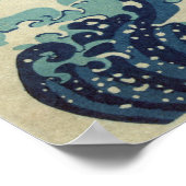 ザ波素晴らしオリジナル高精細アートプリント ポスター (角)