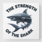 ザ海の巨人 スクエア壁時計 (正面)