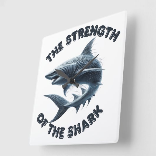 ザ海の巨人 スクエア壁時計 (傾斜)