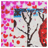 ザ深紅色ラブファブリック ファブリック (クローズアップ)